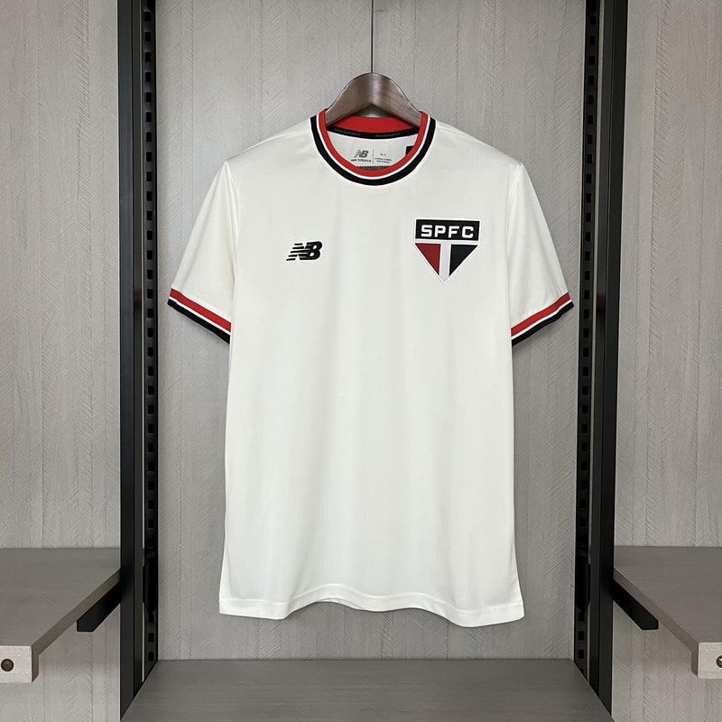 Camisa Retrô São Paulo | 24/25 Torcedor New Balance - Off White