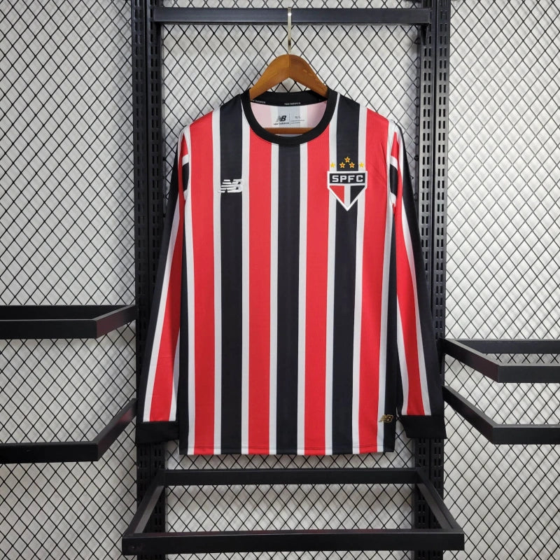 Camisa II São Paulo | 24/25 Torcedor New Balance - Tricolor (Manga longa)
