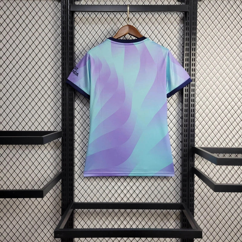 Camisa III Arsenal | 24/25 Torcedor Adidas - Azul e Lilás - Feminina