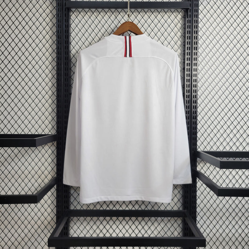 Camisa PSG Retrô | 18/19 Jordan - Branca - Manga Longa