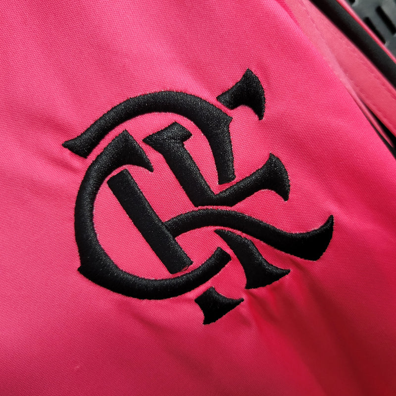 Camisa Goleiro Flamengo | 23/24 Torcedor Adidas - Preta e Rosa - Manga Longa