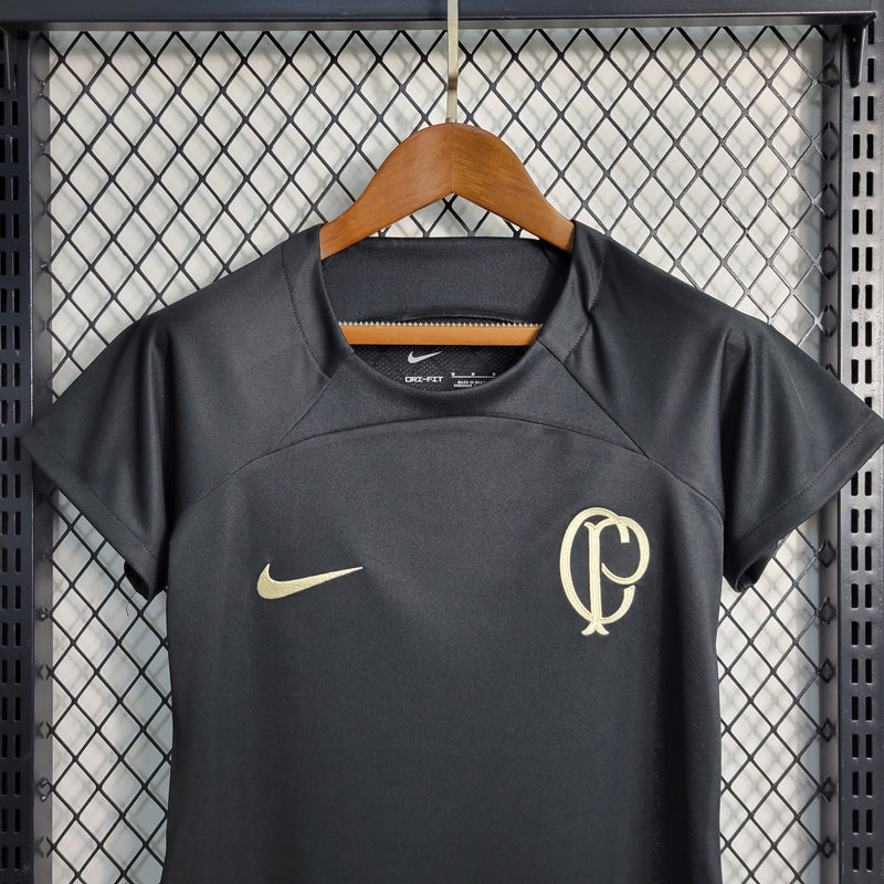 Camisa de Treino Corinthians | 23/24 Torcedor Nike - Preta - Feminina