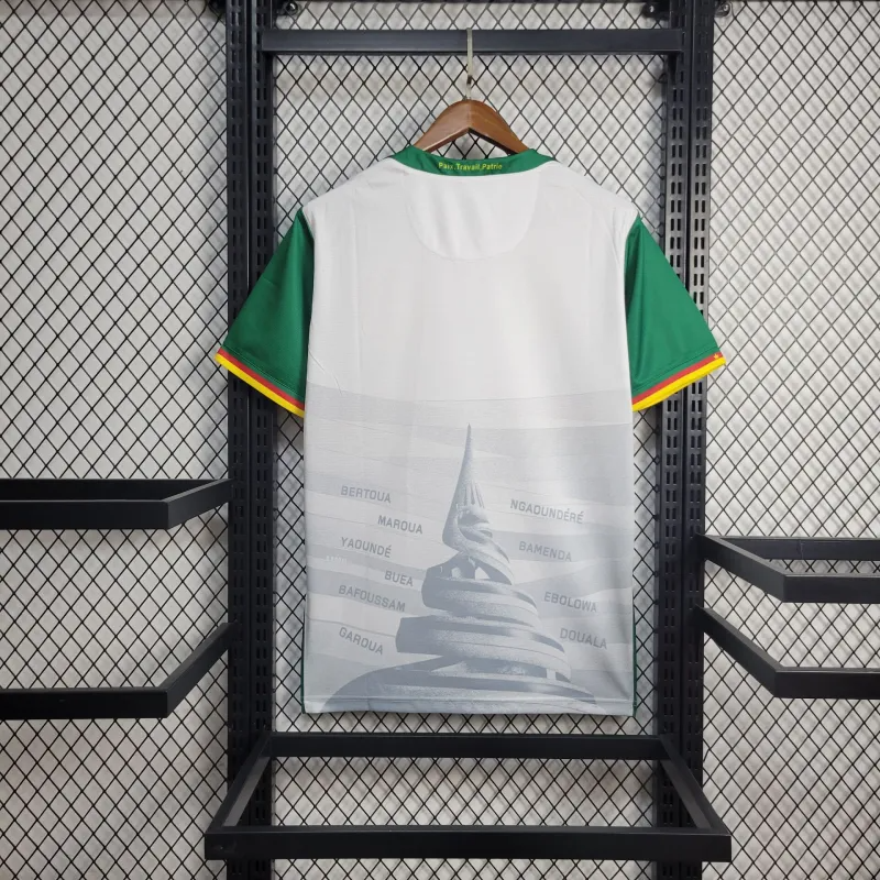 Camisa III Camarões | 25/26 14Fourteen - Branca, Verde e Vermelha