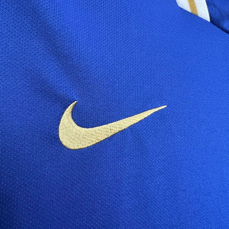 Camisa I Itália Retrô | 1996 Nike - Azul
