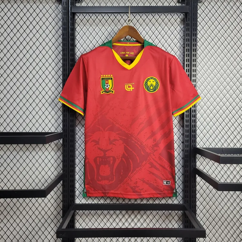 Camisa II Camarões | 25/26 14Fourteen - Vermelha
