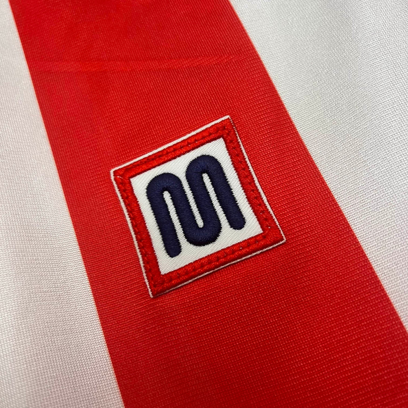Camisa I Atlético de Madrid Retrô | 82/83 Meyba - Vermelha e Branca