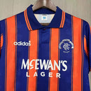 Camisa II Rangers Retrô | 93/94 Adidas - Azul e Laranja