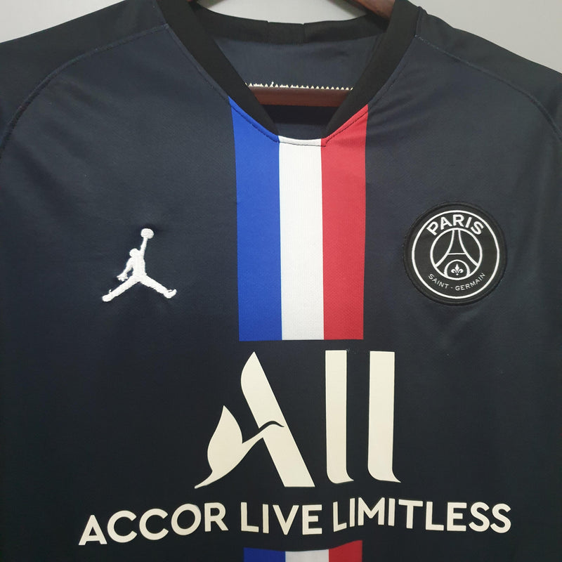 Camisa IV PSG | 19/20 Torcedor Air Jordan - Preta