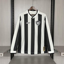 Camisa I Botafogo | 24/25 Torcedor Reebok - Preta e Branca - Manga Longa
