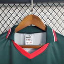 Camisa I Marrocos Retrô | 1998 Puma - Verde e Vermelha - Manga Longa