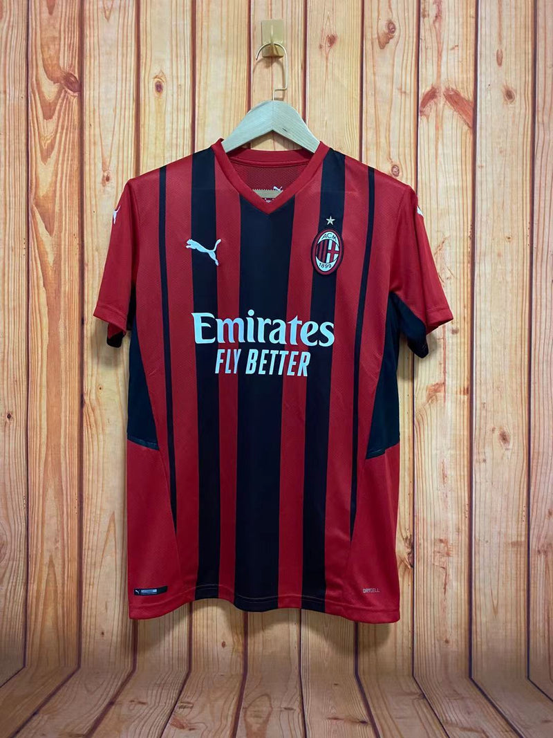 Camisa I Milan | 21/22 Torcedor Puma - Vermelha e Preta