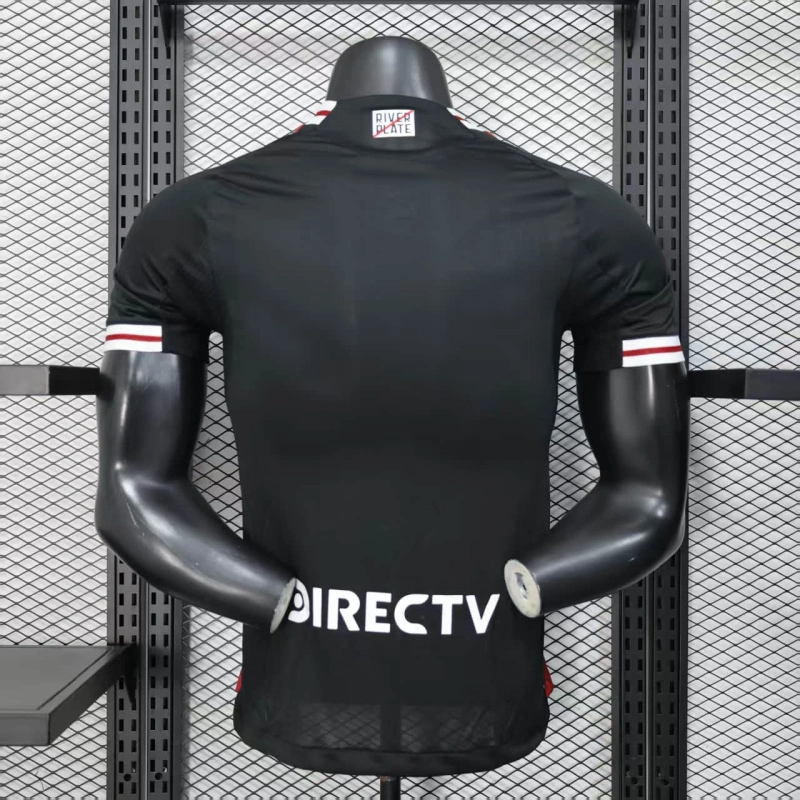 Camisa II River Plate | 25/26 Modelo Jogador Adidas - Preta e Vermelha