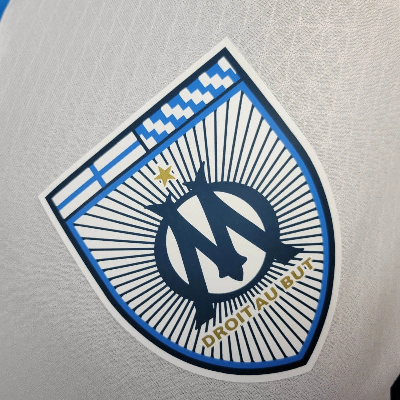 Camisa I Olympique de Marseille | 24/25 Modelo Jogador Puma - Branca