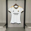 Camisa I Real Madrid | 23/24 Torcedor Adidas - Branca - Feminina