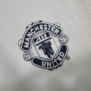 Camisa III Manchester United Retrô | 99/00 Umbro - Branca e Azul - Manga Longa