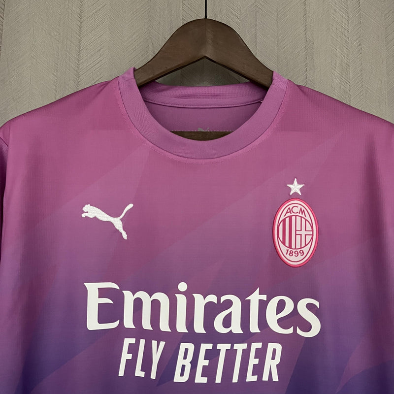 Camisa III Milan | 23/24 Torcedor Puma - Rosa e Azul