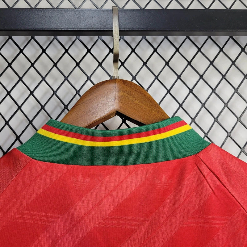 Camisa I Portugal Retrô | 1992 Adidas - Vermelha
