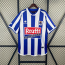 Camisa I Real Sociedad Retrô | 02/03 Astore - Azul e Branca