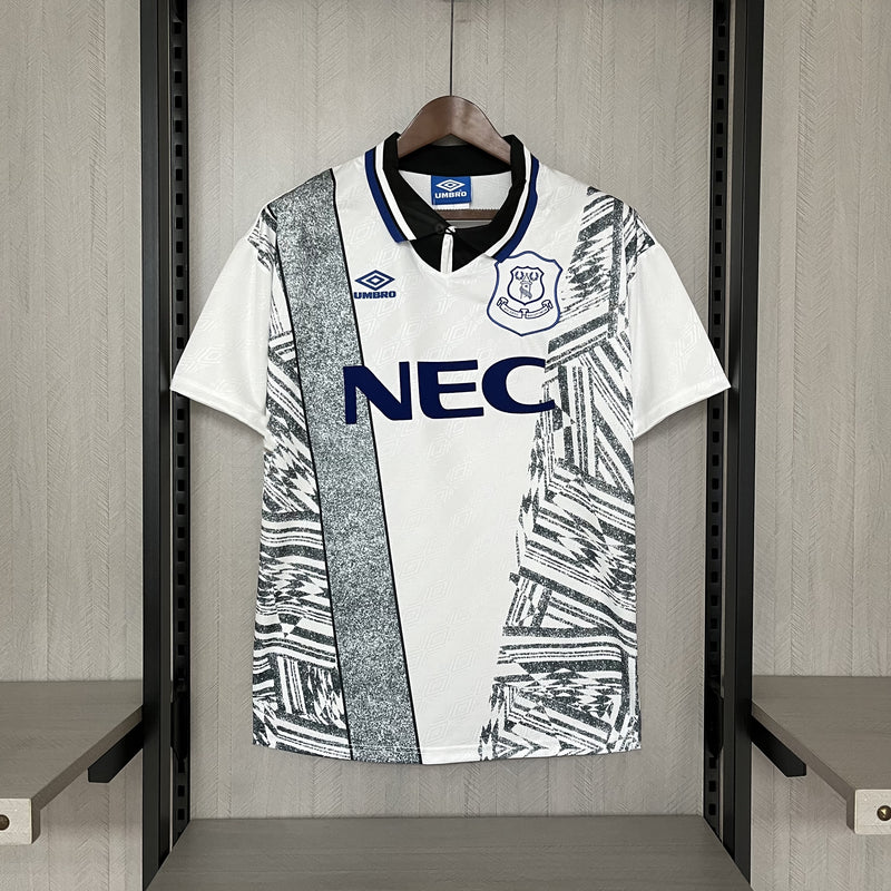 Camisa II Everton Retrô | 95/96 Umbro - Branca