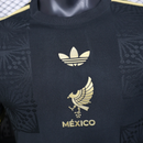 Camisa I México | 2025 Modelo Jogador Adidas - Preta