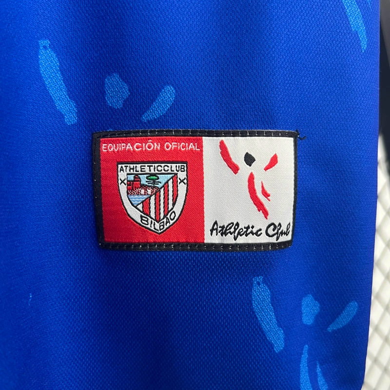 Camisa II Athletic Bilbao Retrô | 01/03 %100 Athletic - Azul