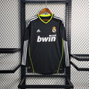 Camisa II Real Madrid Retrô | 10/11 Adidas - Preta - Manga Longa