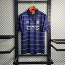Camisa II Manchester United Retrô | 99/00 Umbro - Azul e Branca