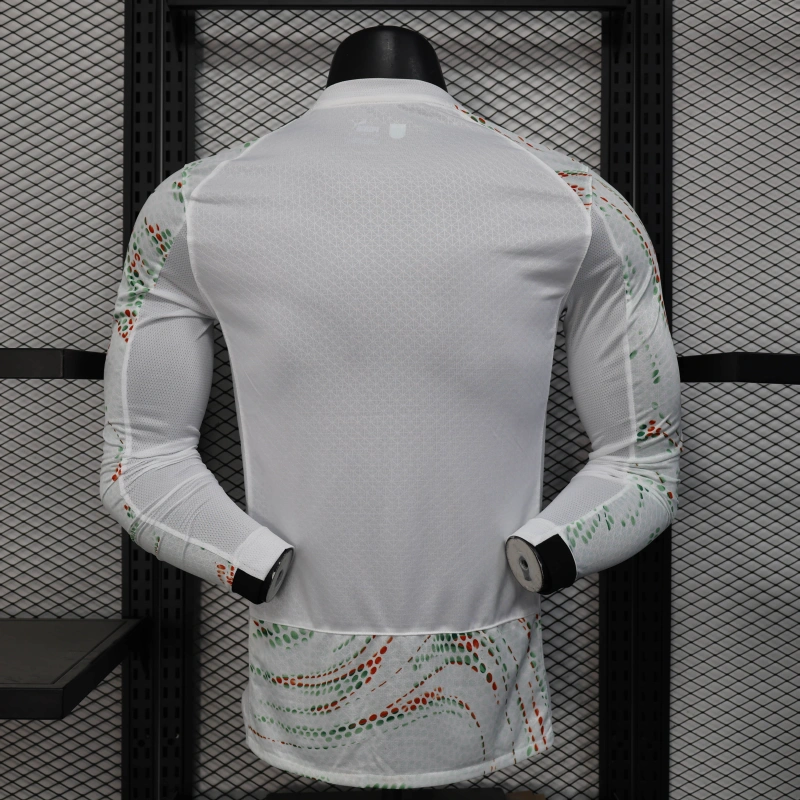 Camisa II Portugal | 2025 Modelo Jogador Nike - Branca (Manga Longa)