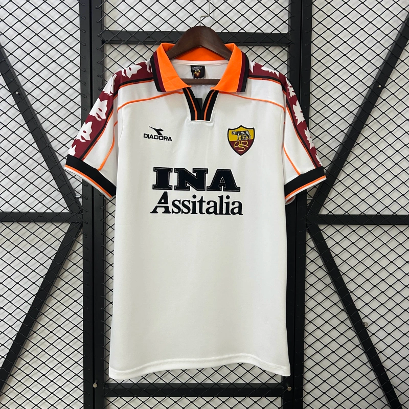 Camisa II Roma Retrô | 98/99 Diadora - Branca