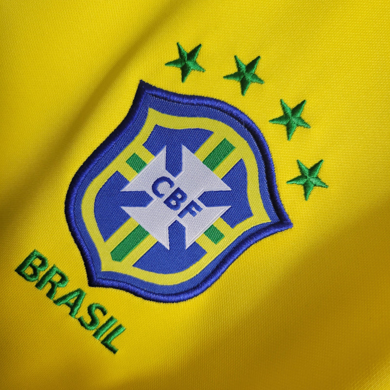 Camisa I Brasil Retrô | 1997 Nike - Amarela