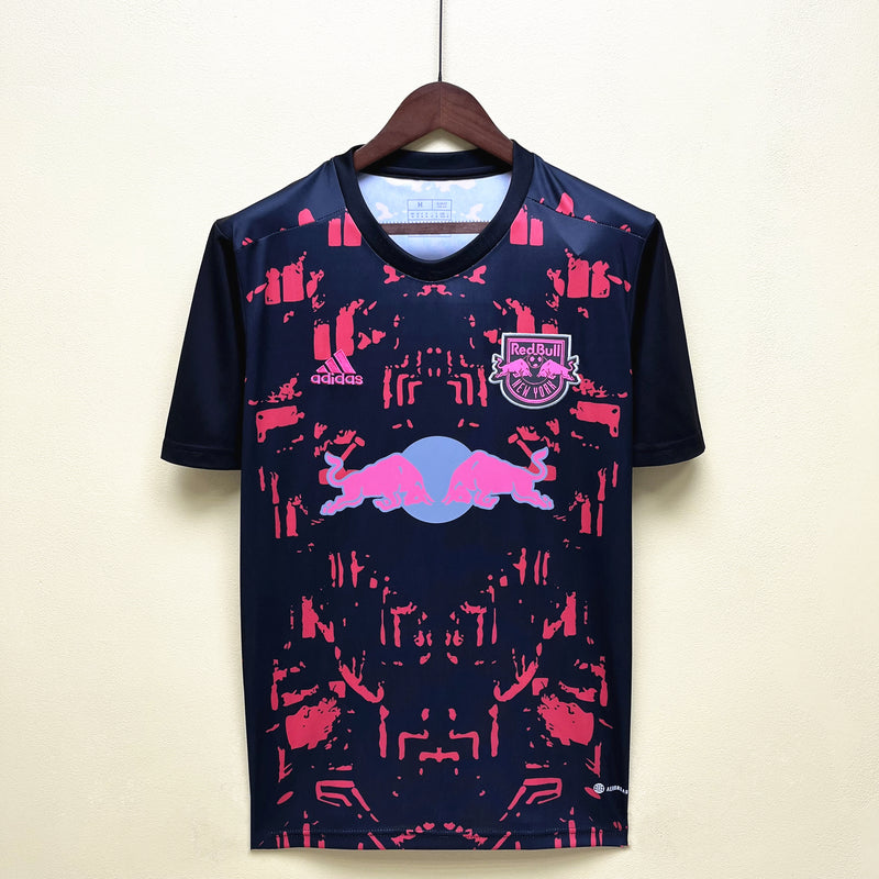 Camisa Edição Especial NY Red Bulls | 23/24 Torcedor Adidas - Preta e Rosa