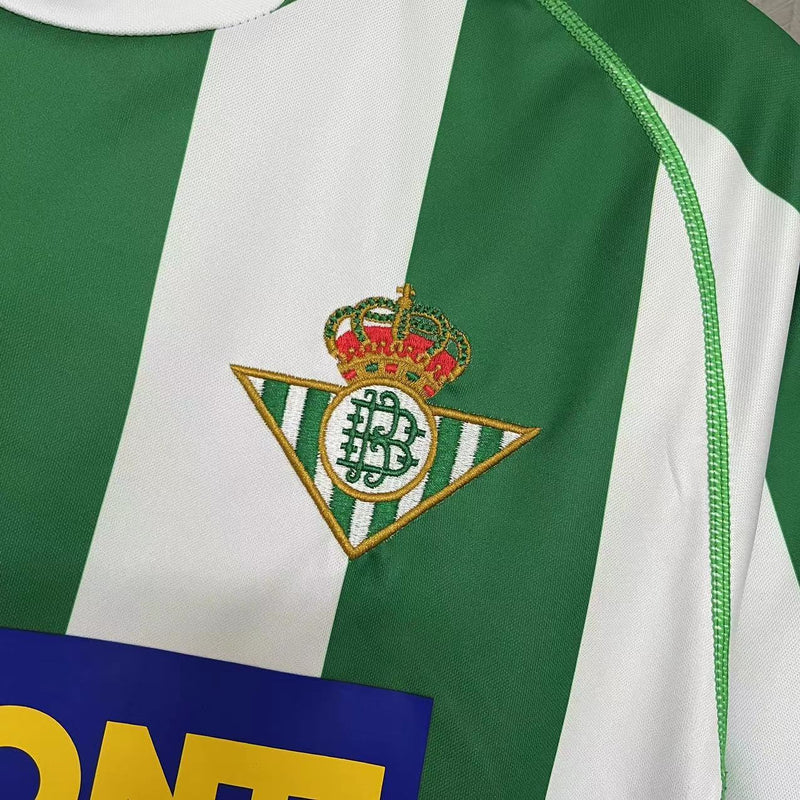 Camisa I Betis Retrô | 01/02 Torcedor Kappa - Verde e Branca