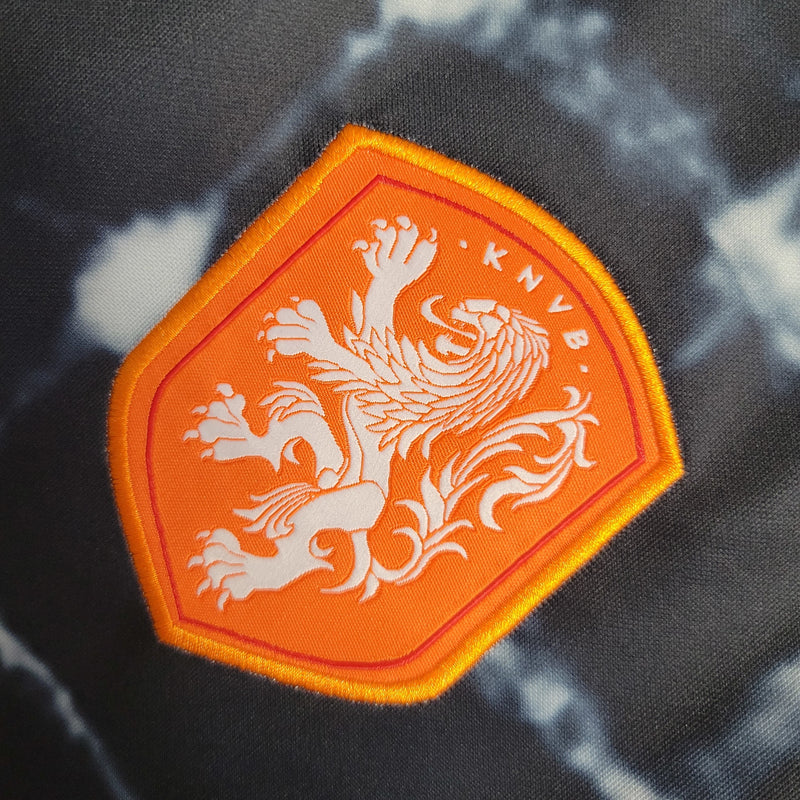 Camisa Pré Jogo Holanda | 2022 Torcedor Nike - Preta