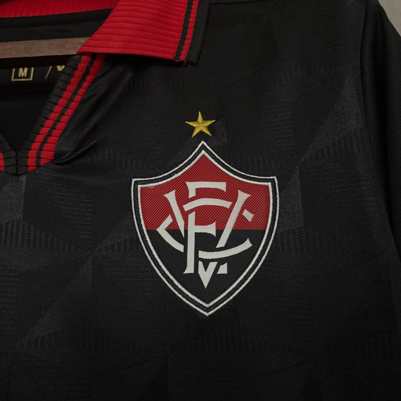 Camisa III Vitoria | 25/26 Torcedor Volt - Preta e Vermelha