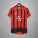 Camisa I Milan Retrô | 04/05 Adidas - Vermelha e Preta