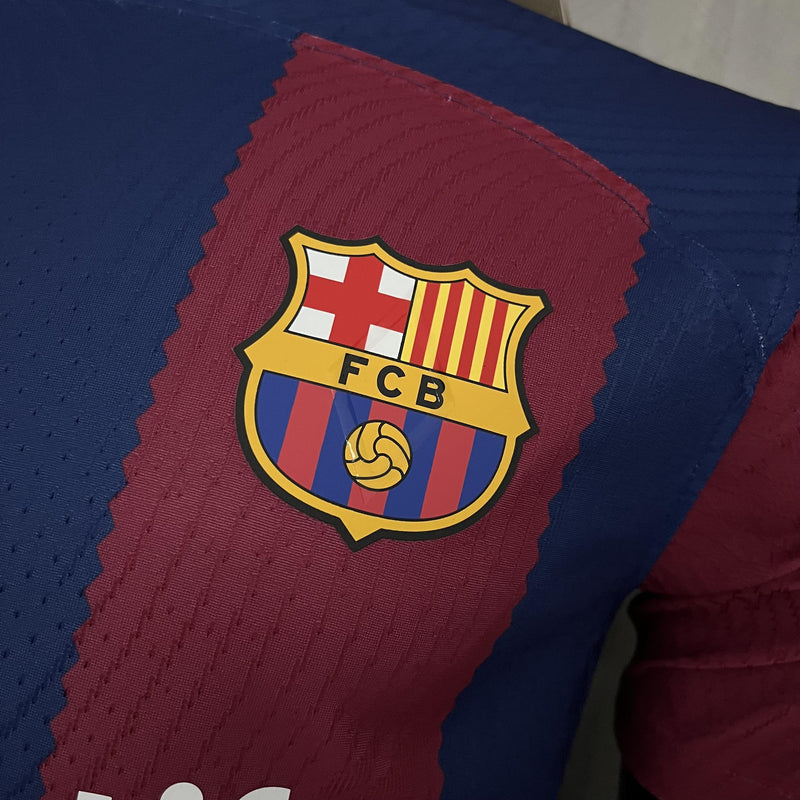 Camisa I Barcelona | 23/24 Modelo Jogador Nike - Vermelha e Azul