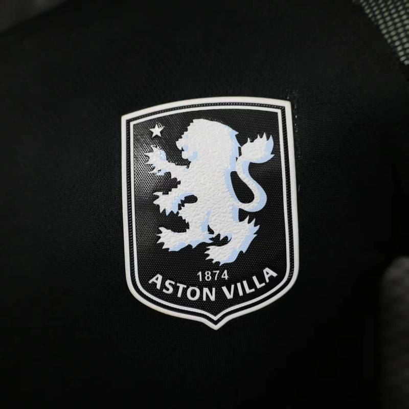 Camisa II Aston Villa | 25/26 Modelo Jogador Adidas - Preta