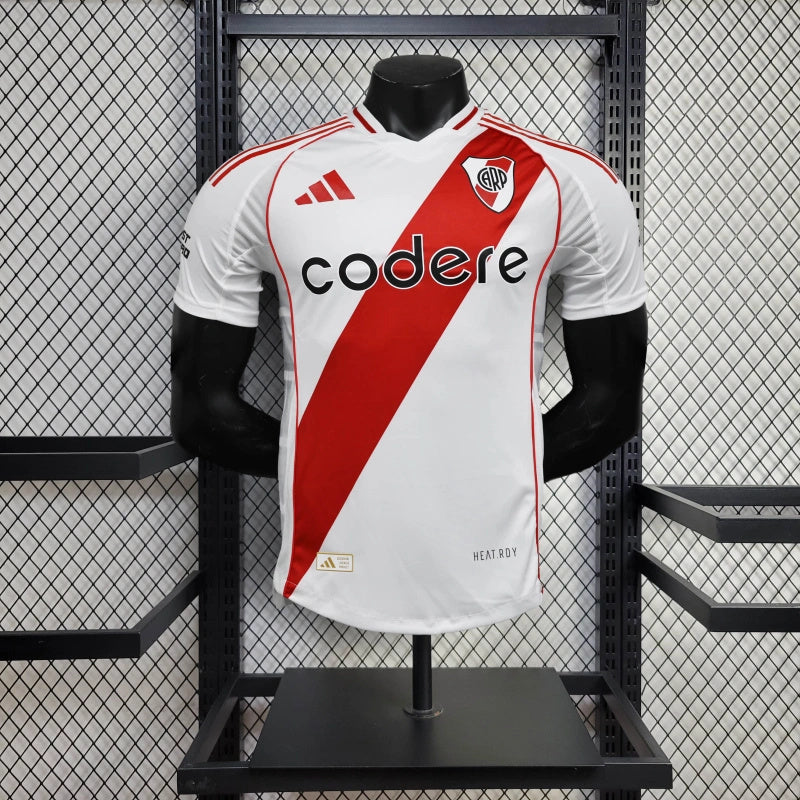 Camisa I River Plate | 24/25 Modelo Jogador Adidas - Branca e Vermelha