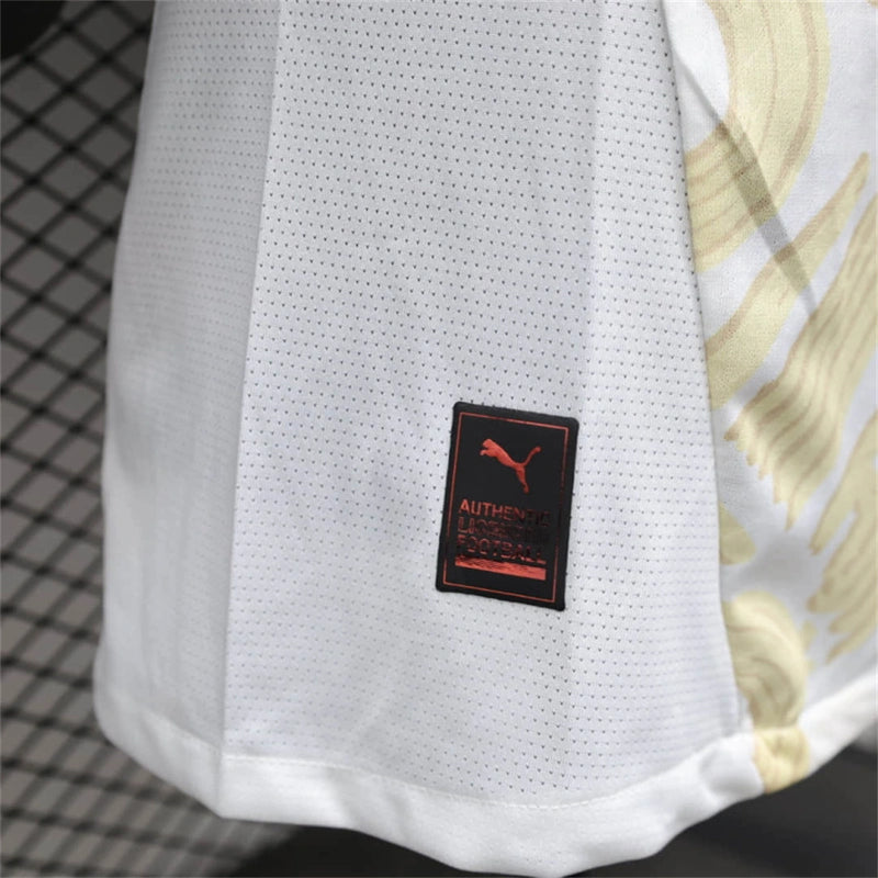 Camisa II Costa do Marfim | 2024 Modelo Jogador Puma - Branca e Verde