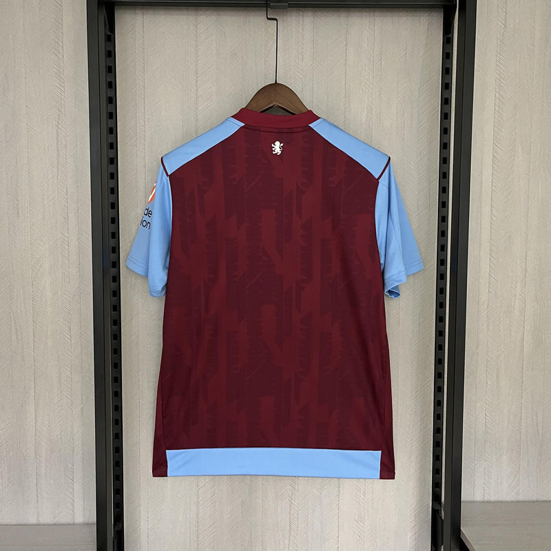 Camisa I Aston Villa | 23/24 Torcedor Castore - Vinho e Azul