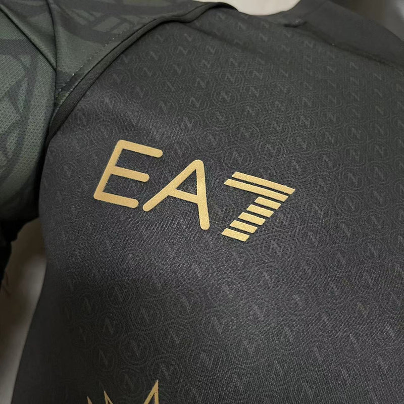 Camisa III Napoli | 23/24 Modelo Jogador EA7 - Preta