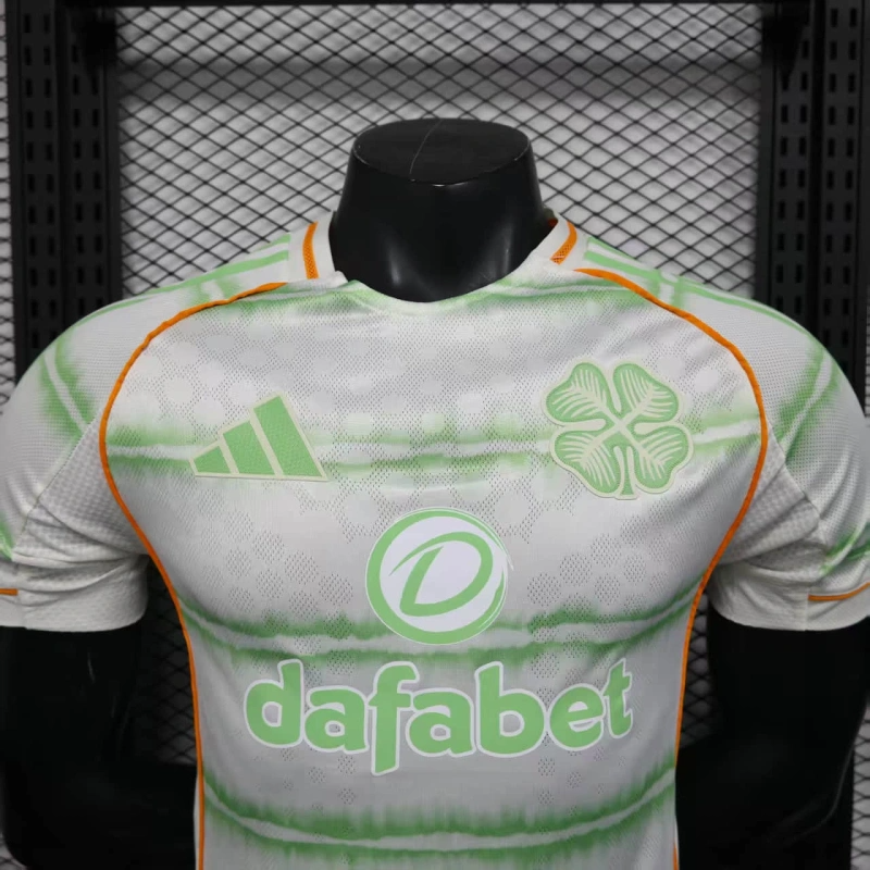 Camisa III Celtic | 25/26 Modelo Jogador Adidas - Branca e Verde