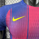 Camisa I Barcelona | 25/26 Modelo Jogador Nike - Vermelha e Azul