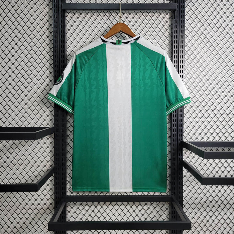 Camisa I Nigéria Retrô | 1996 Nike - Verde e Branca