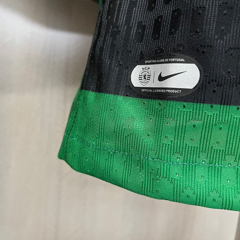 Camisa I Sporting | 24/25 Modelo Jogador Nike - Verde Preta e Branca