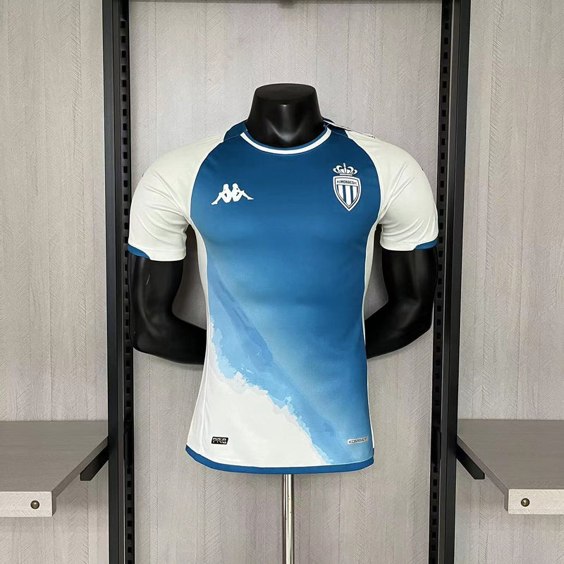 Camisa III Monaco | 23/24 Modelo Jogador Kappa - Azul e Branca
