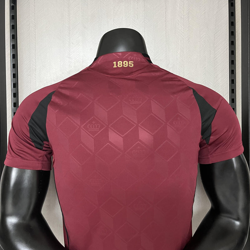 Camisa I Bélgica | 2024 Modelo Jogador Adidas - Vinho