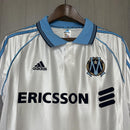 Camisa I Olympique de Marseille Retrô | 1998/99 Adidas- Branca e Azul