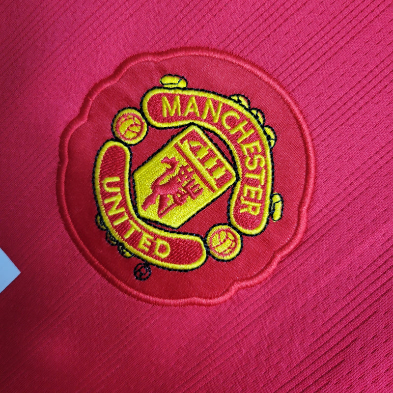 Camisa I Manchester United Retrô | 07/08 Nike - Vermelha - Manga Longa
