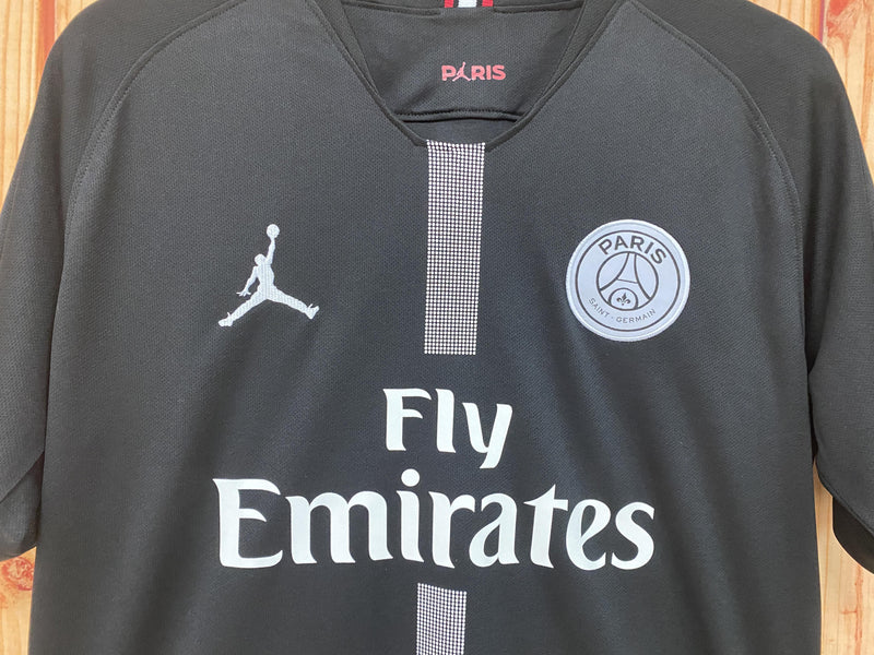 Camisa Jordan x PSG | 18/19 Torcedor Air Jordan - Preta
